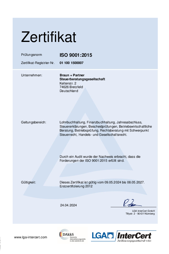 Zertifikat ISO 9001.2015 (09.05.2024)